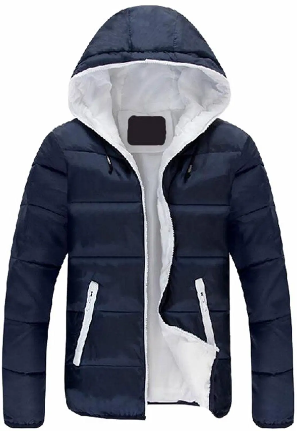 Ptyhk RG Men Big And Tall Fleece Hoodies Padded Coat Outdoor Parka Outwear