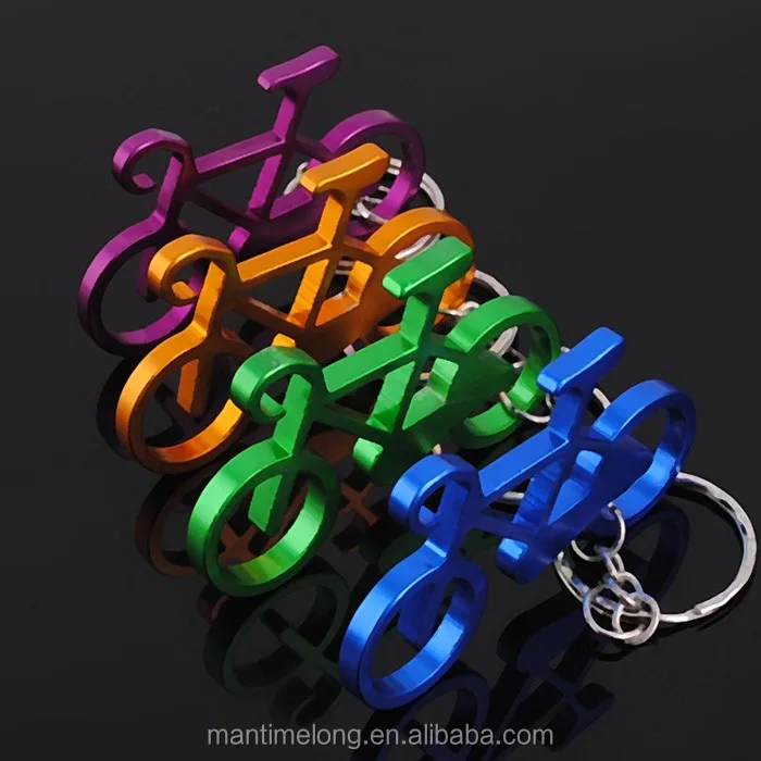 Colorful Cool Bike Bicycle Cycling Pendant Shaped Keychain Key Ring