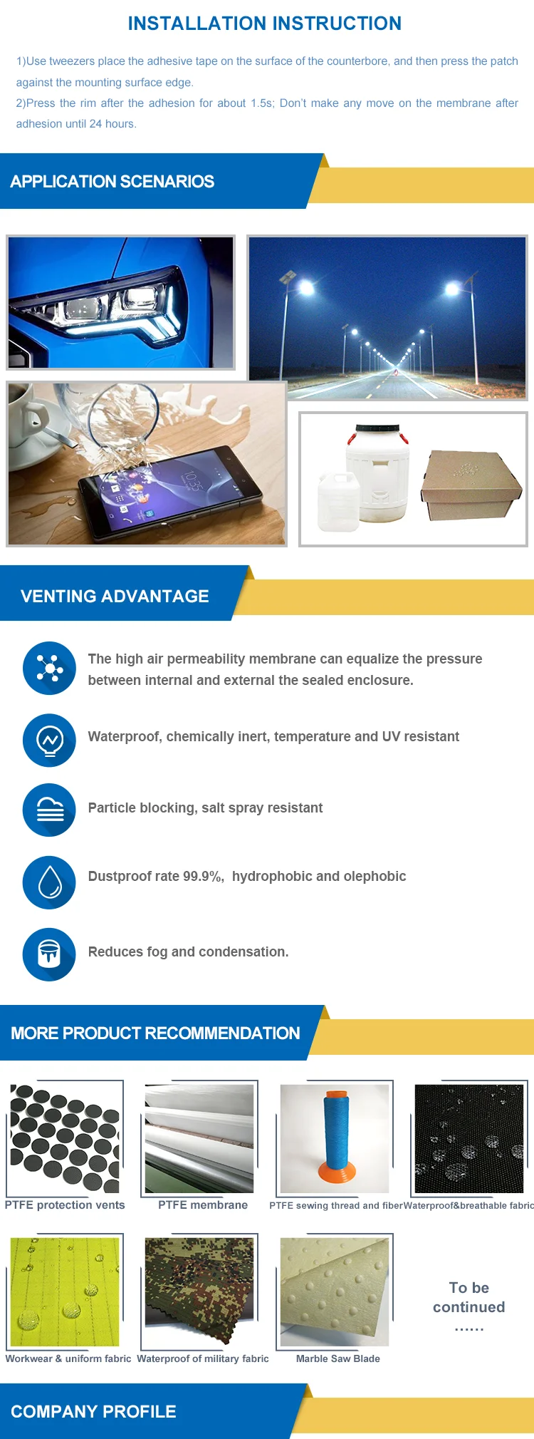 Waterproof Breather Snap In Vent