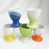 ceramic egg cups exported to Pakistan ,custom egg cup with color