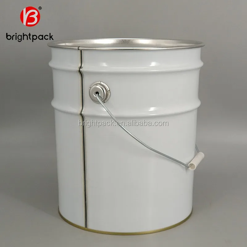 20 Liter Rustproof Tinplate Paint Barrel Oil Drum With Crown Lid Buy