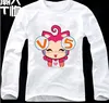 printed 280grams fashion hoodies for young lady
