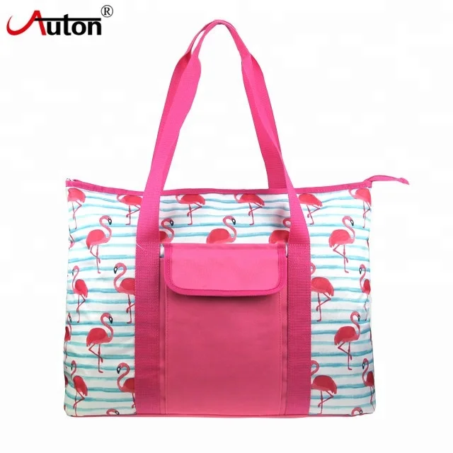 flamingo cooler bag