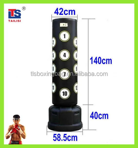 Heavy Free Standing Kick Boxing Bag Martial Arts Punching Bag Equipment