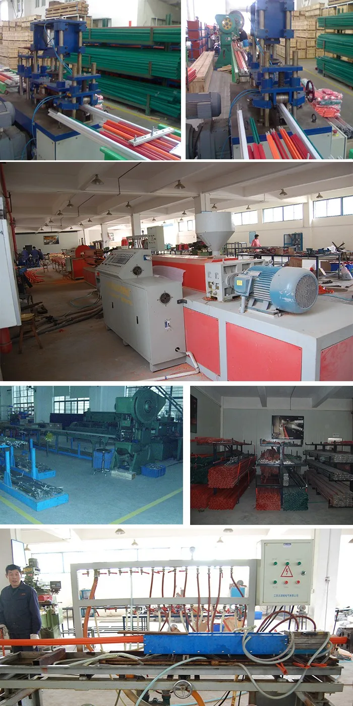 March 250amp insulated copper bus bars current collector overhead