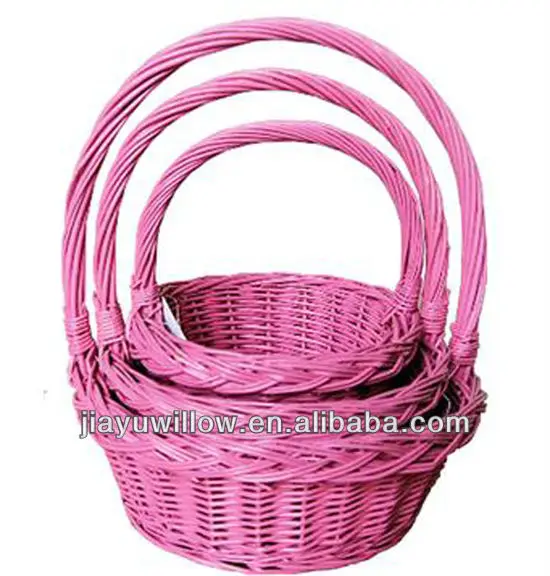 Small White Wicker Gift Baskets With Handle Buy Wicker Basket,Small