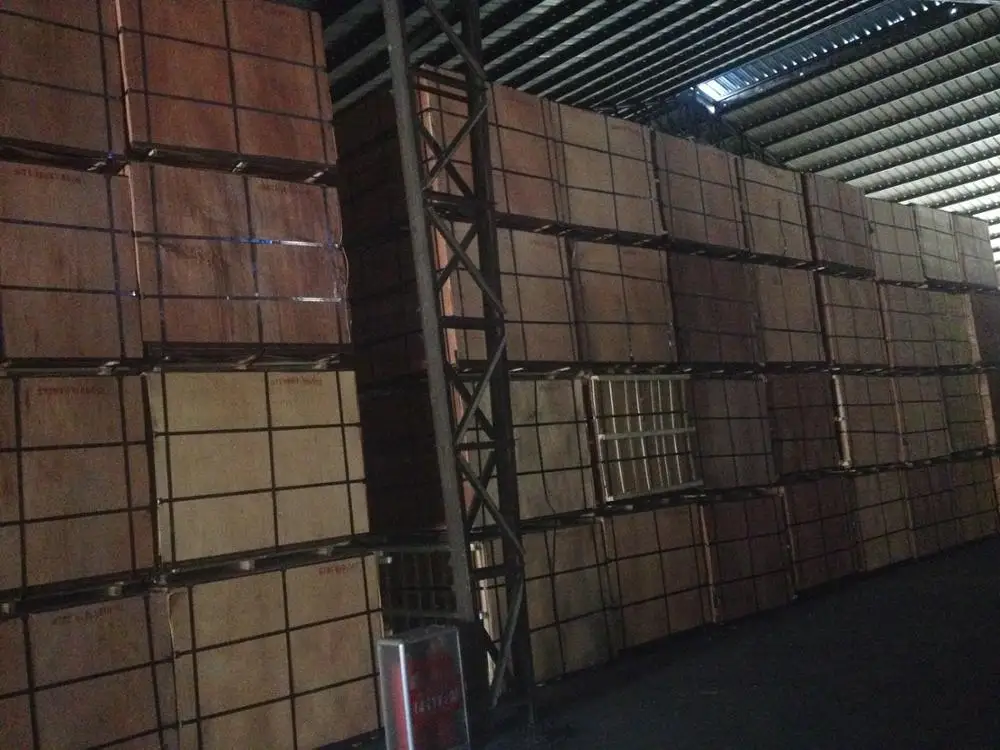 AA grade natural yellow burma teak veneered plywood from Linyi