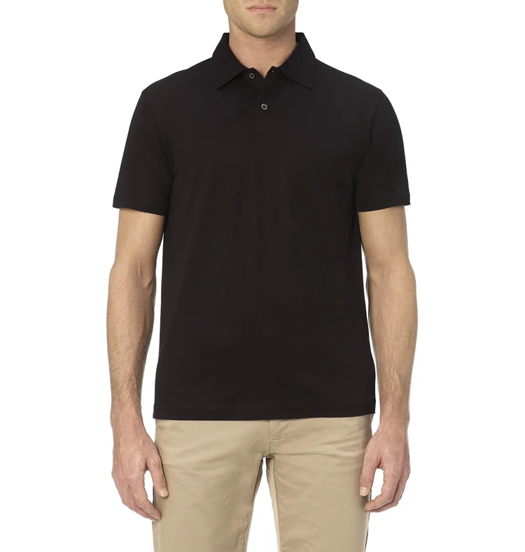camiseta polo negro