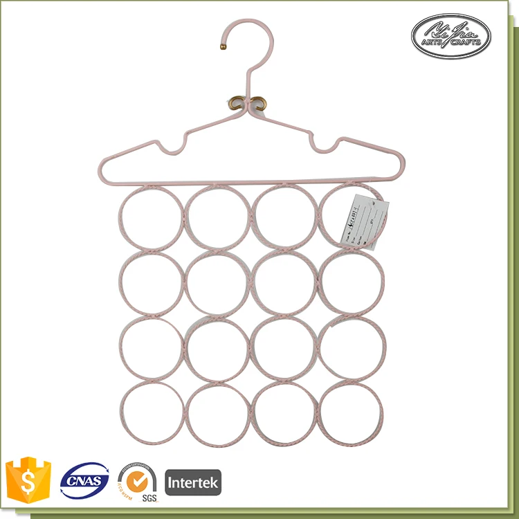 16 Holes Round Metal Scarf Hanger With Hooks Buy Popular Round Scarf