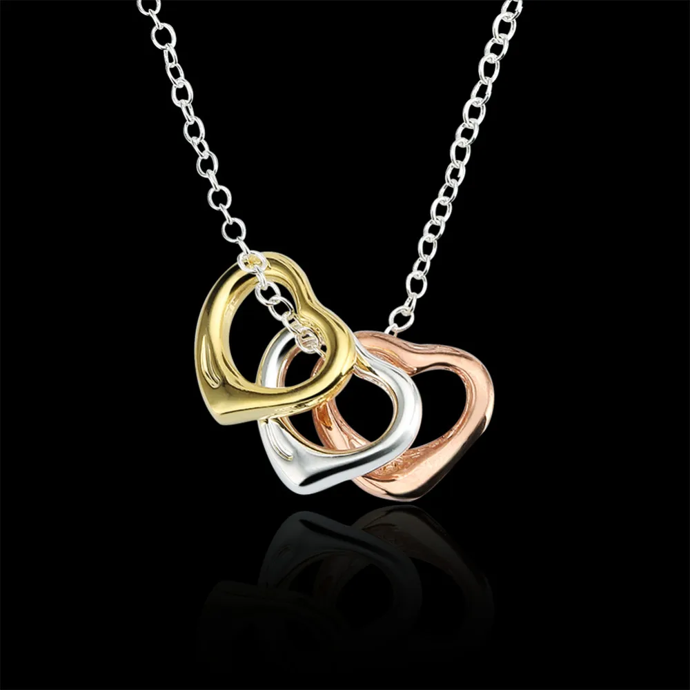 Factory outlet Pretty woman fashion necklace Sterling Silver plated