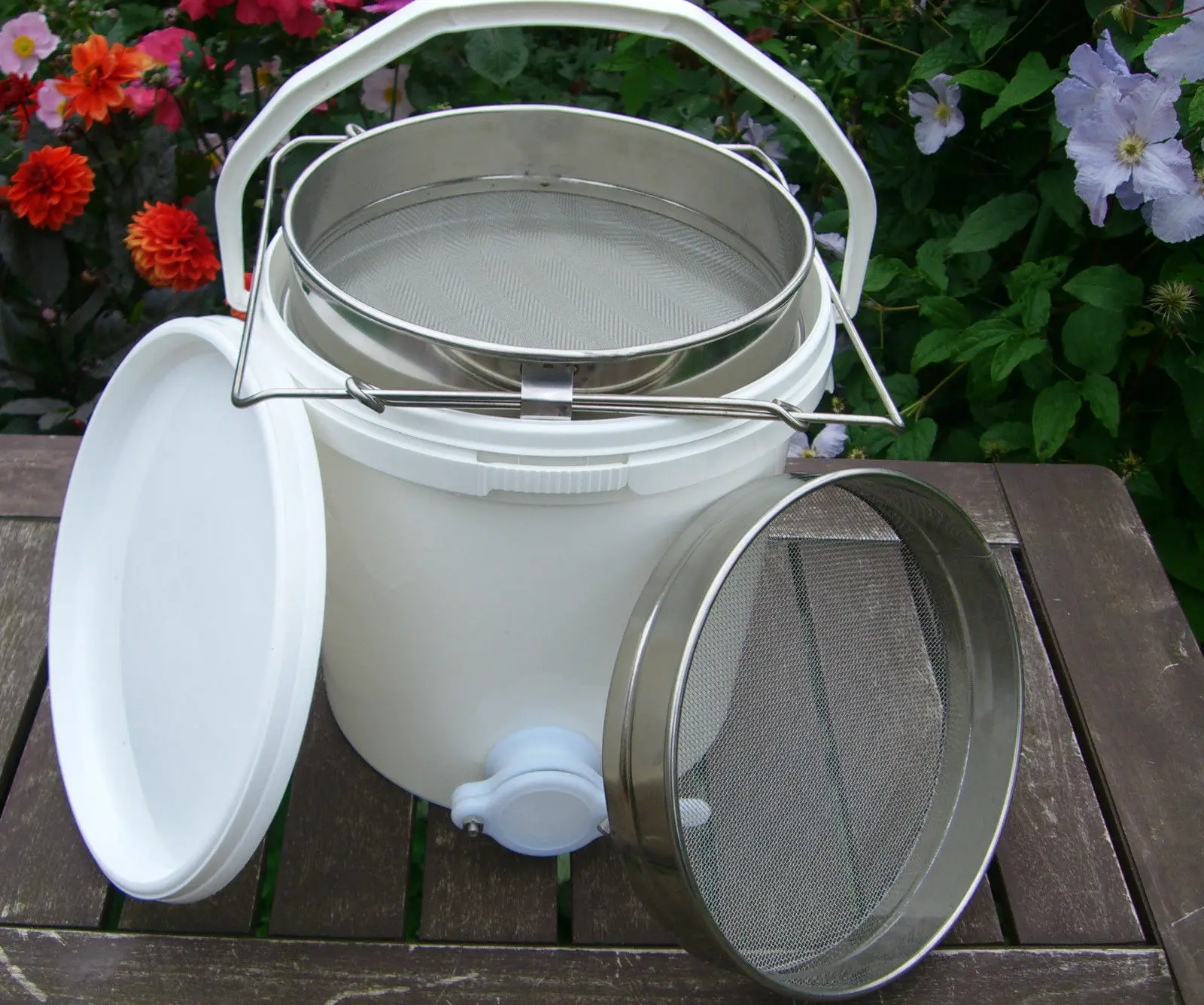 Double Sieve Honey Strainer Apiary Beekeeping Equipment Honey Filter Tools Kit Buy Honey