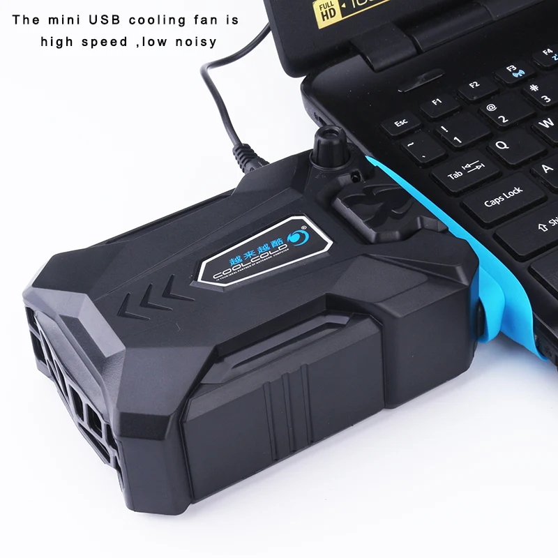 Mini Vacuum Air Extracting USB Cooling Pads Cooler Fan For Notebook Laptop PC 