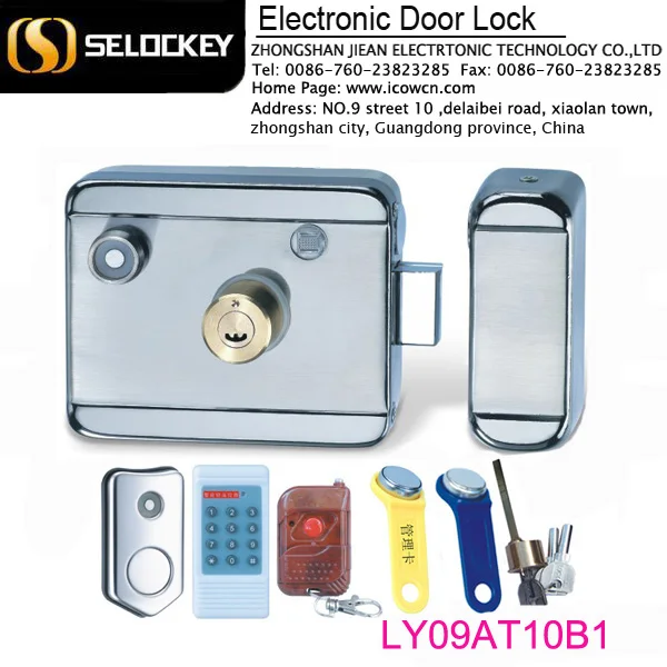 Wireless Remote Control Electronic Interlock Door Lock System