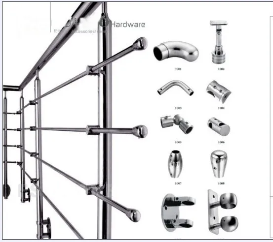 Ss stainless Steel Adjustable Handrail Bracket railing 
