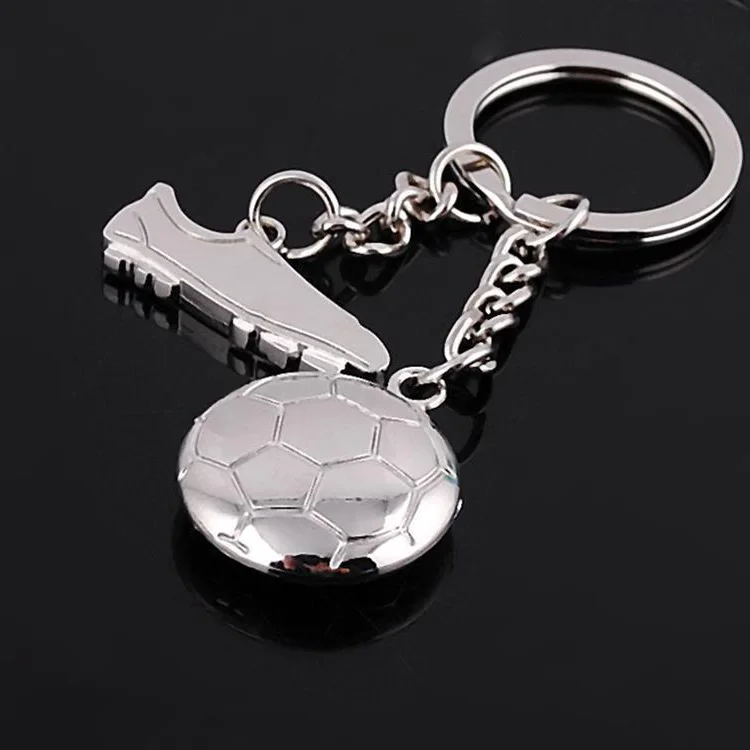 New 3D Cute Metal Ring Key Chain Keyfob Cool Soccer Shoe Lovely Keyrings 0SFBER