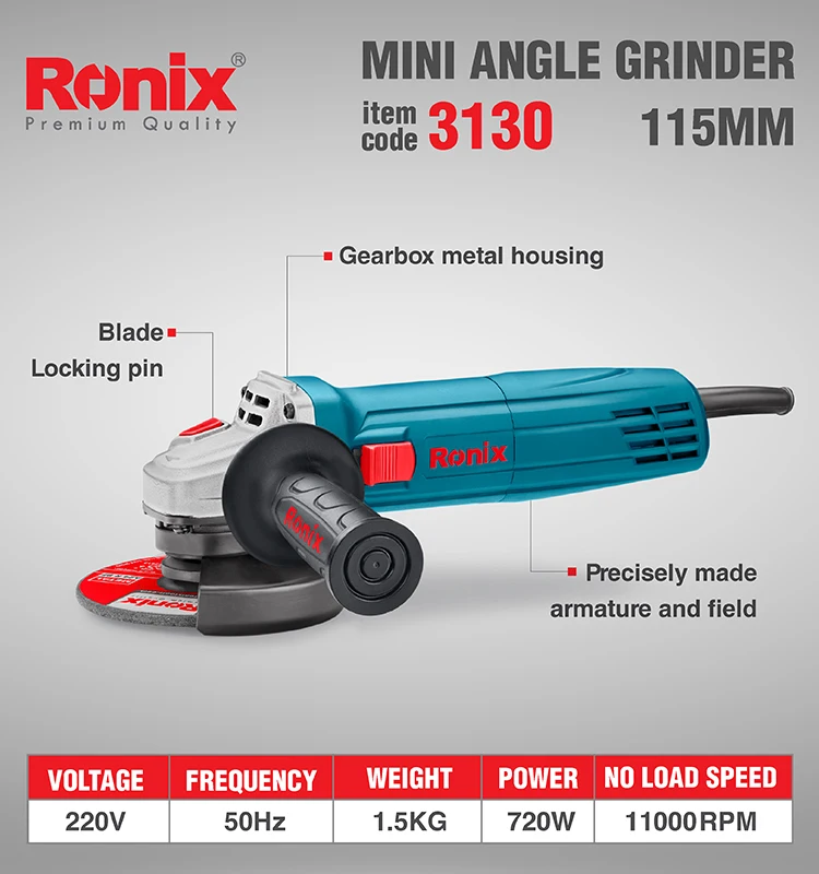 Ronix Portable Electric Mini Angle Grinder China Model 3130 Buy Mini
