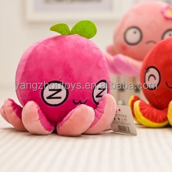 octopus emoji plush