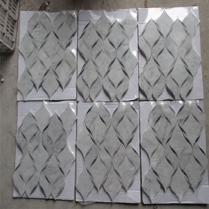 Venta al por mayor mosaico para piso color blanco-Compre online los