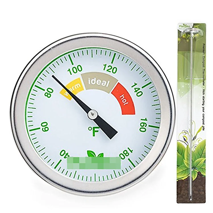 Premium Compost or Soil Thermometer With 20 Stainless Steel Stem Patio Lawn for sale online 
