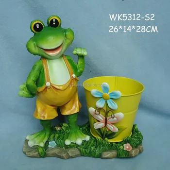Jardín Al Aire Libre Decoración Rana Maceta - Buy Rana Maceta,Jardín