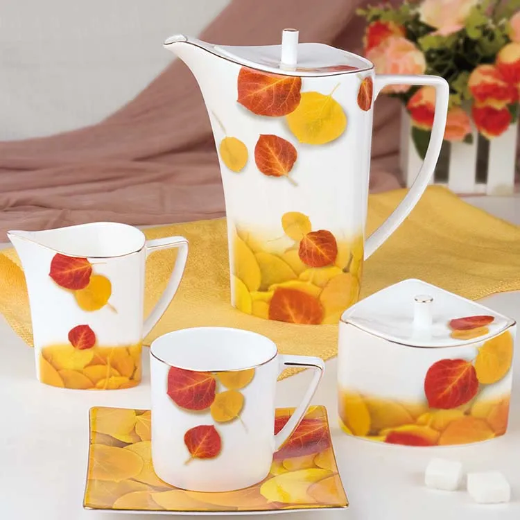 15 Pcs Royal Style Afternoon Tea Sets With Golden Hot Sale In Dubai 6