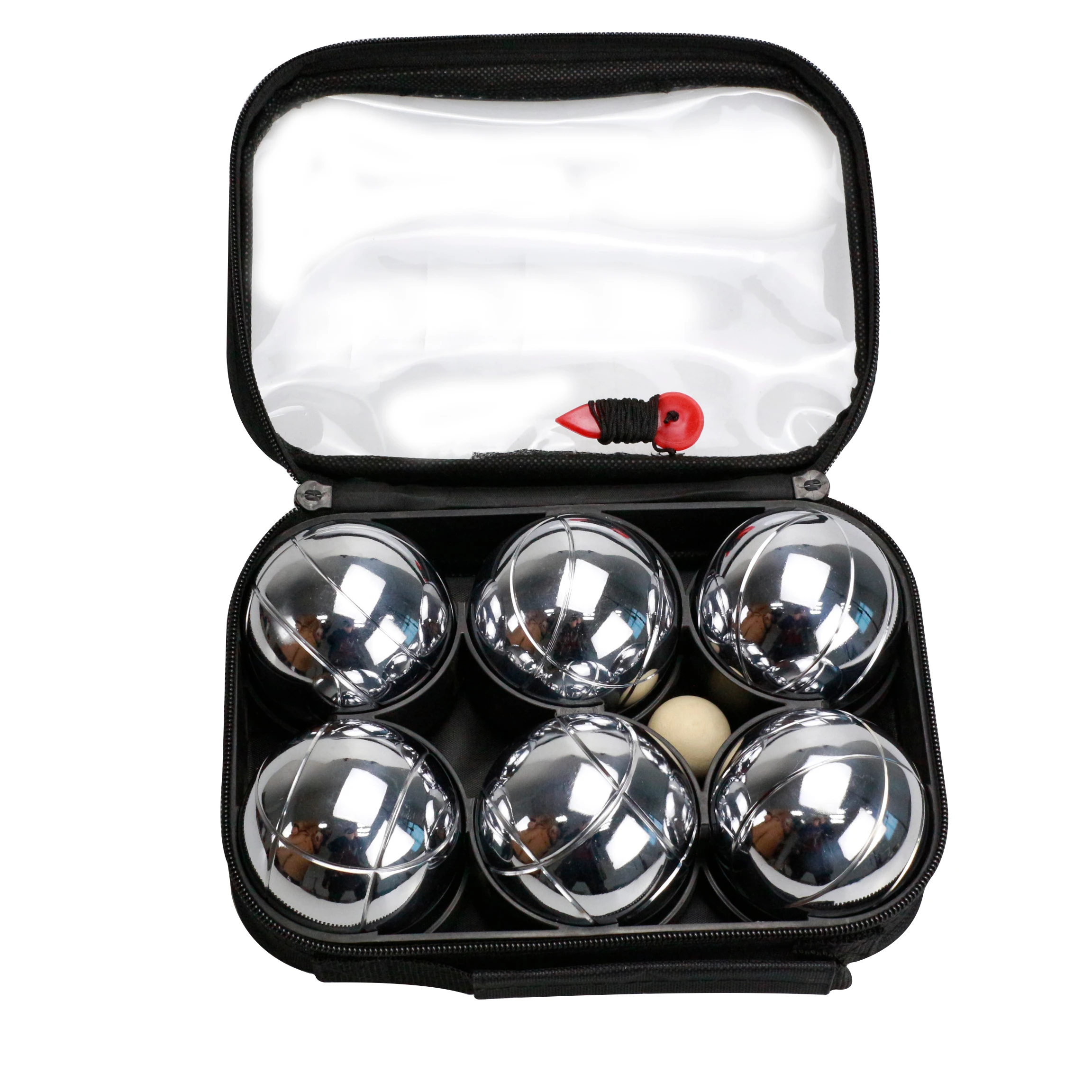 Metal Bocce Boules 6 Balls Petanque Set With Carry Bag Buy Metal