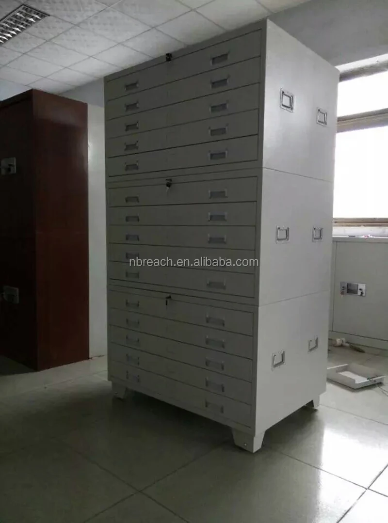 blueprint map flat file storage cabinet for sale