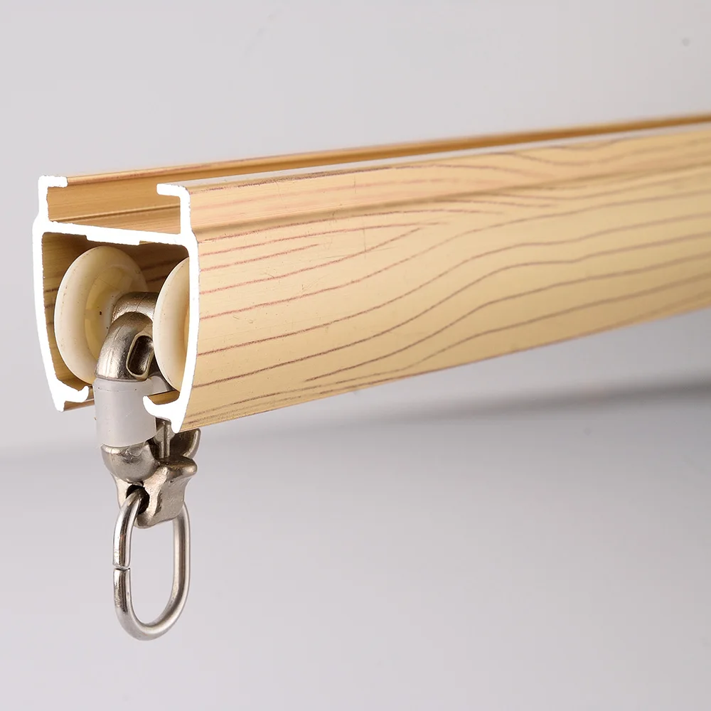 Wholesale Aluminum Ceiling And Wall Mounting Double Straight Curtain