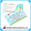full color gift coupon printing with perforating lines