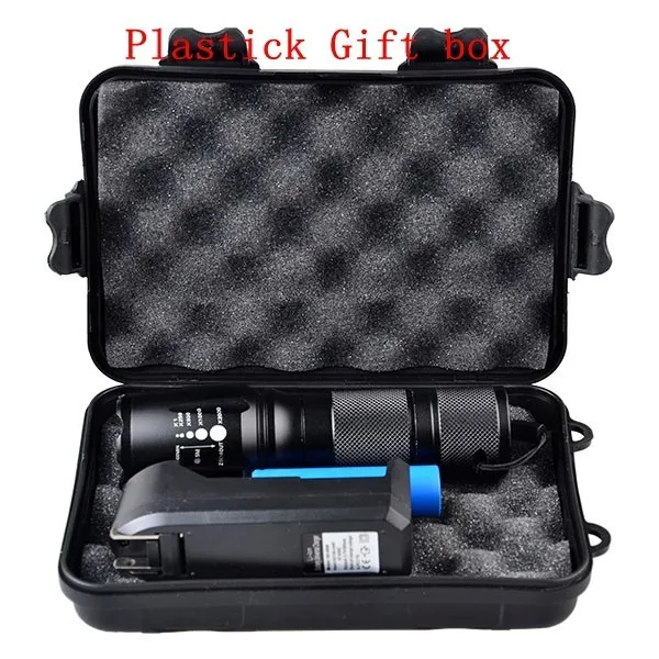 XM-L t6 zoom led torch 3000lm high power led focus torch