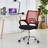 Wholesale ergonomic executive metal legs staff stackable mid-back mesh swivel office chairs with armrest