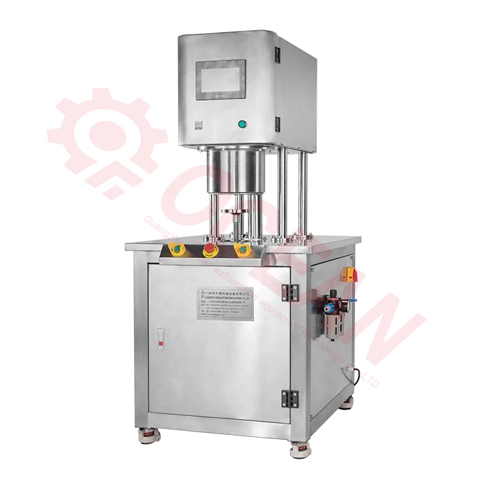 Semiautomatic Beer Can Sealer Beverage Vacuum Tin Can Seamer With