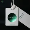 Wholesale China Factory Green/Rose/Blue/Black Foil Stamping Hang Tag With Black String