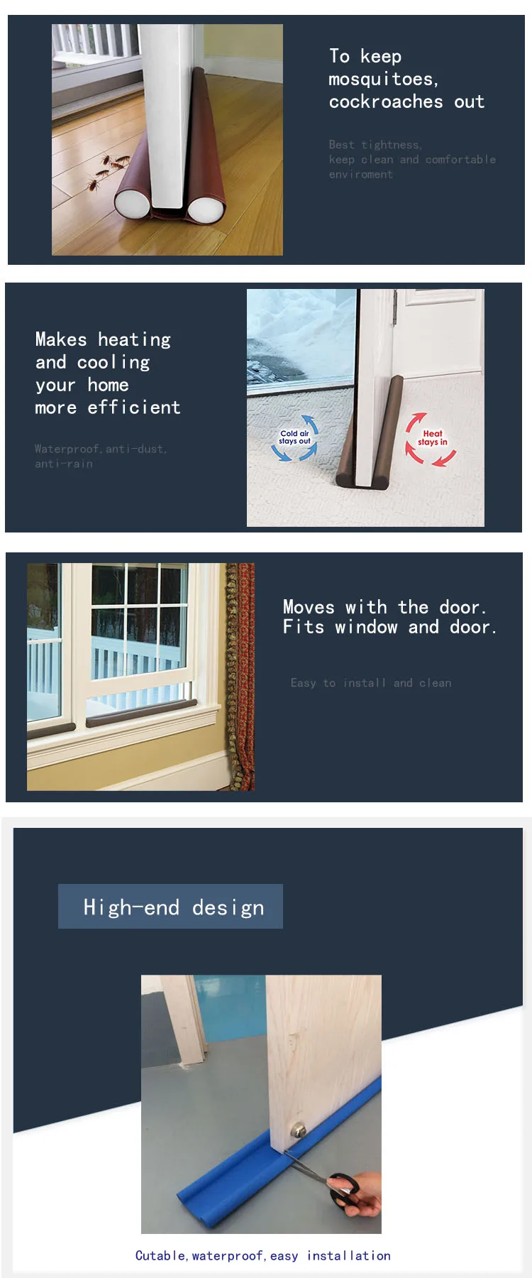 Gaps 3mm/30mm Internal Doors White Foam Under Door Seal Buy Foam Door