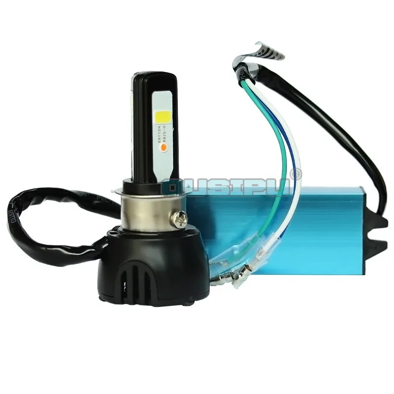 Best Price Rtd Led Motorcycle Headlight M02g 3pcs Cob For Bajaj 150cc