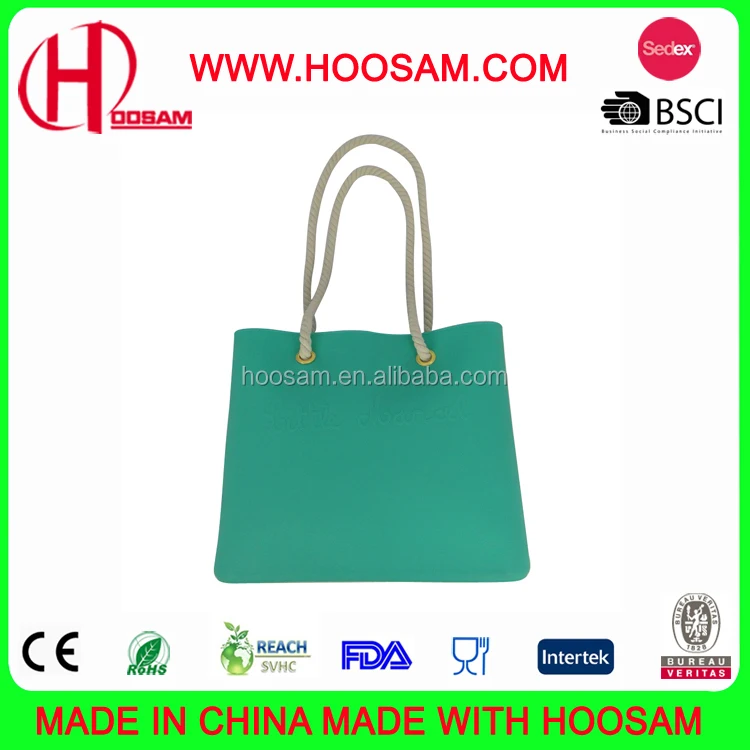 High Quality Rubber Shoulder Bag Lady Tote Bag Large Silicone Beach Bag