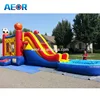 Newly inflatable slide with pool,adult bounce house