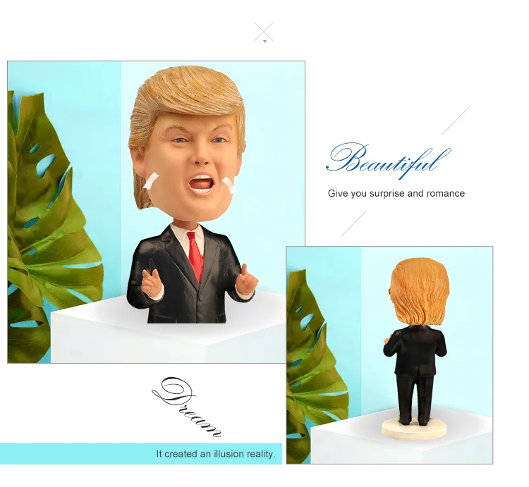 trump dashboard bobblehead