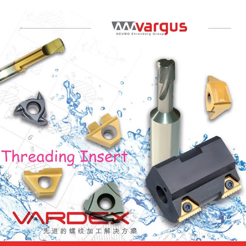 Isreal Vardex Filettatura Inserto/acme Threading Inserti Da Taglio 3er1