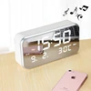 Hot Selling Drop Shipping Multi-functional Large Screen LED Digital Music Alarm Clock