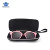 black cover for women sunglasses box with lanyard EVA zipper eyeglass for men give cloth hold glasses Hot case