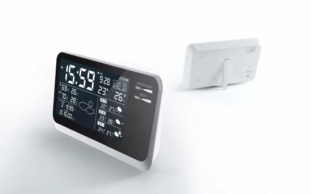 Smart weather clock. Smart weather station sws-v001. Smart weather clock. Часы будильник радио wifi своими руками. Домашняя метеостанция "unit meteo" с беспроводным выносным датчиком.