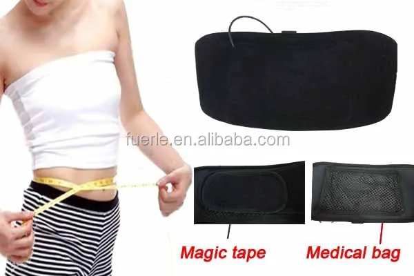 Best body care electric heated women leg slim arm waist belly heating sauna slimming belt