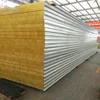 Steel structure refrigeration storage heat retaining materials rock wool and polyurethane PU sandwich panels