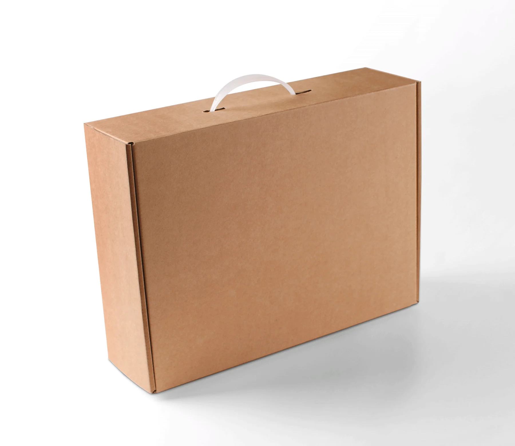 Большая коробка ручка. Коробка самосборная крафт 150х300х60. Ручка для картонной коробки. Картонная коробка с ручкой. Коробка картон с ручкой.