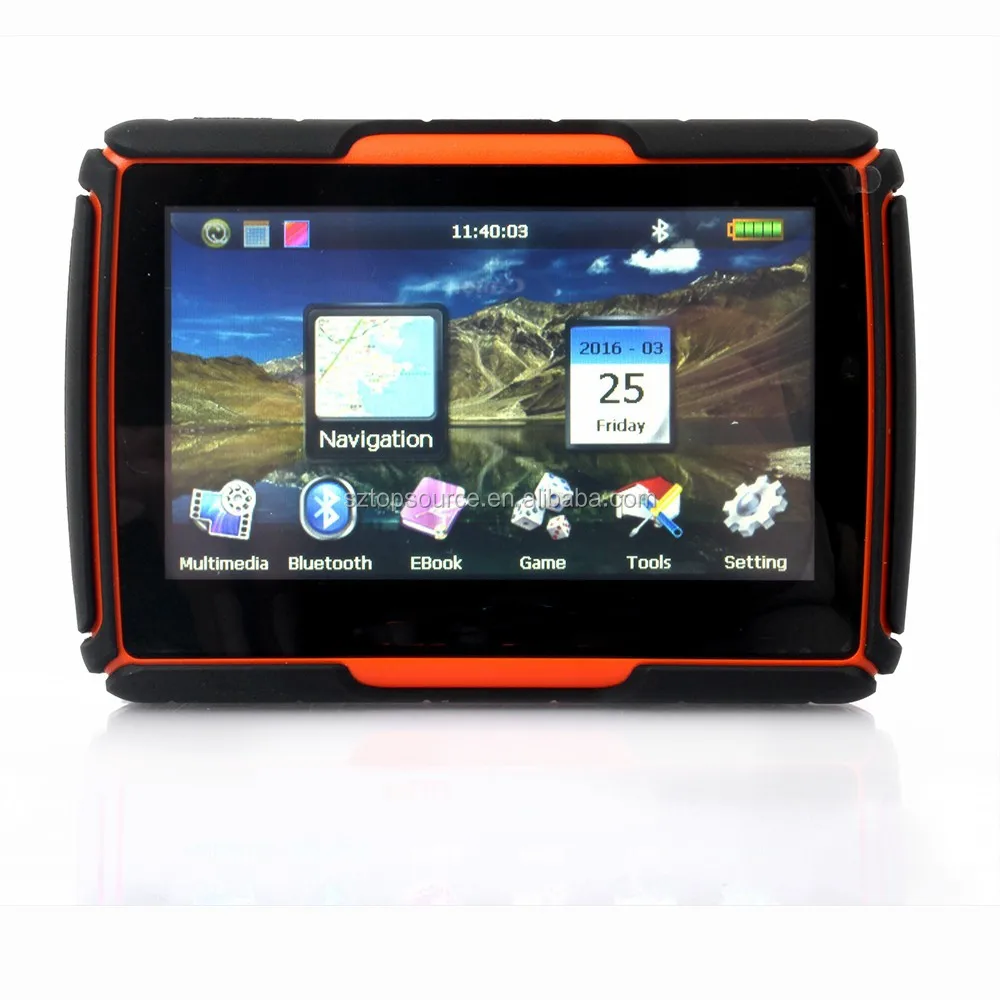 256 RAM 8GB Flash 4.3 Inch Moto tracker Navigator GPS Moto for Motorcycle Waterproof gps Navigation gps speedometer motorcycle For Pioneer