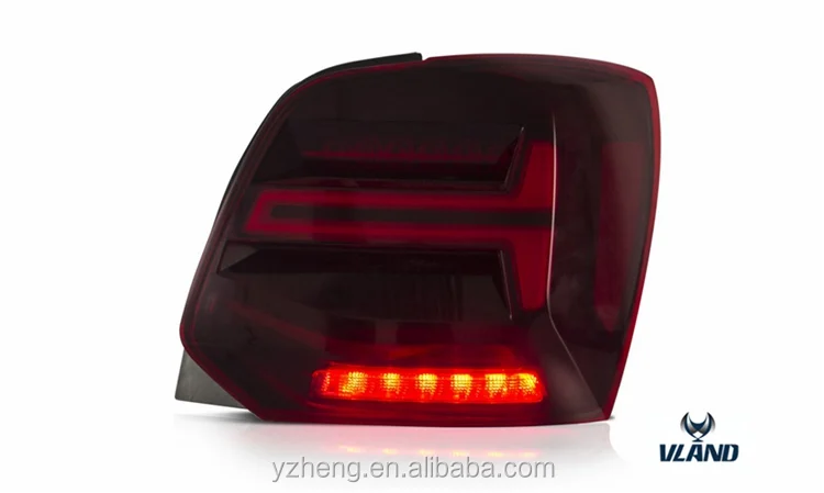 Vland Car Lamp Factory For POLO 2011-2018 LED Taillight For Vento Full-LED Taillight Plug And Play With Matrix Indicator