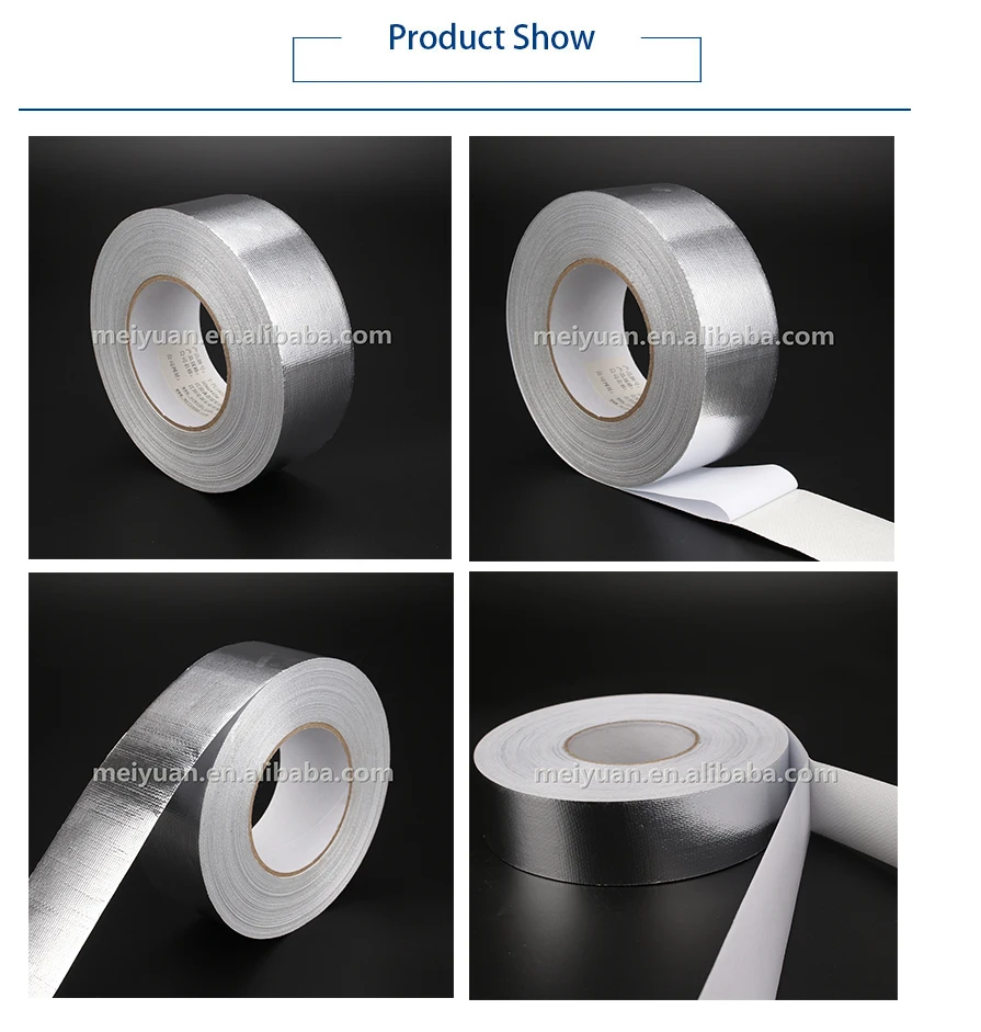 Adhesive Foil Tape Fiberglass Tape Solventbased Acrylic Adhesive