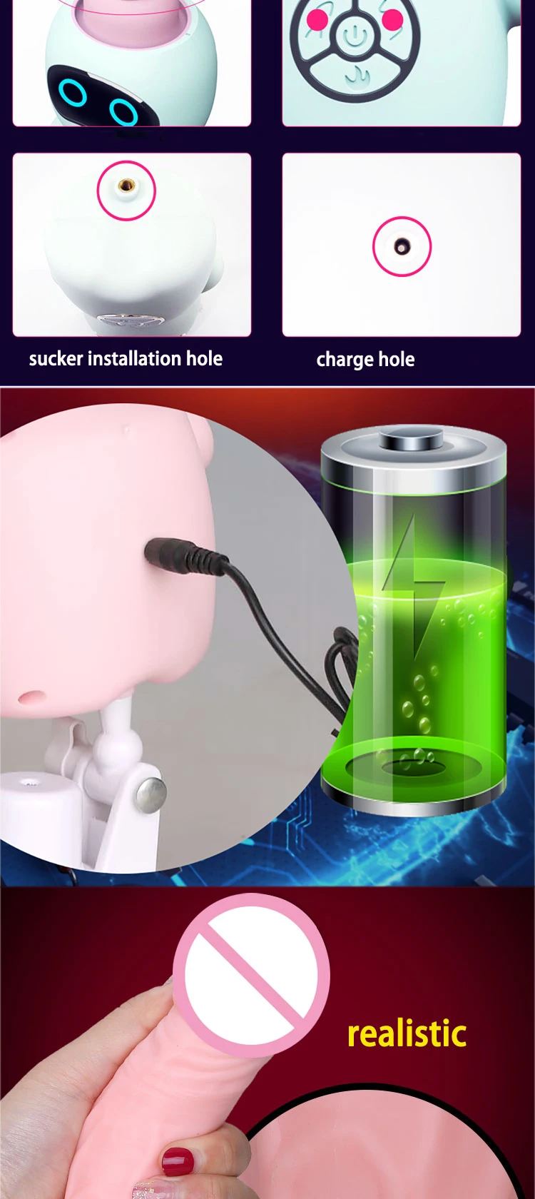 Remote Automatic Heated Telescopic Dildo Vibrators For Women Retractable Penis Vibrator Female Masturbation Adult Sex Toys