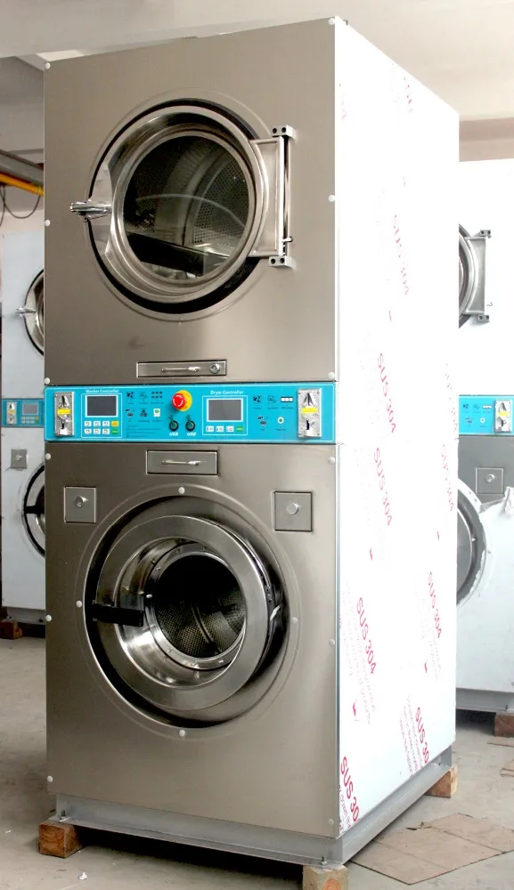 Commercial Card / Coin Washer Dryer For Self Service Laundromat Buy
